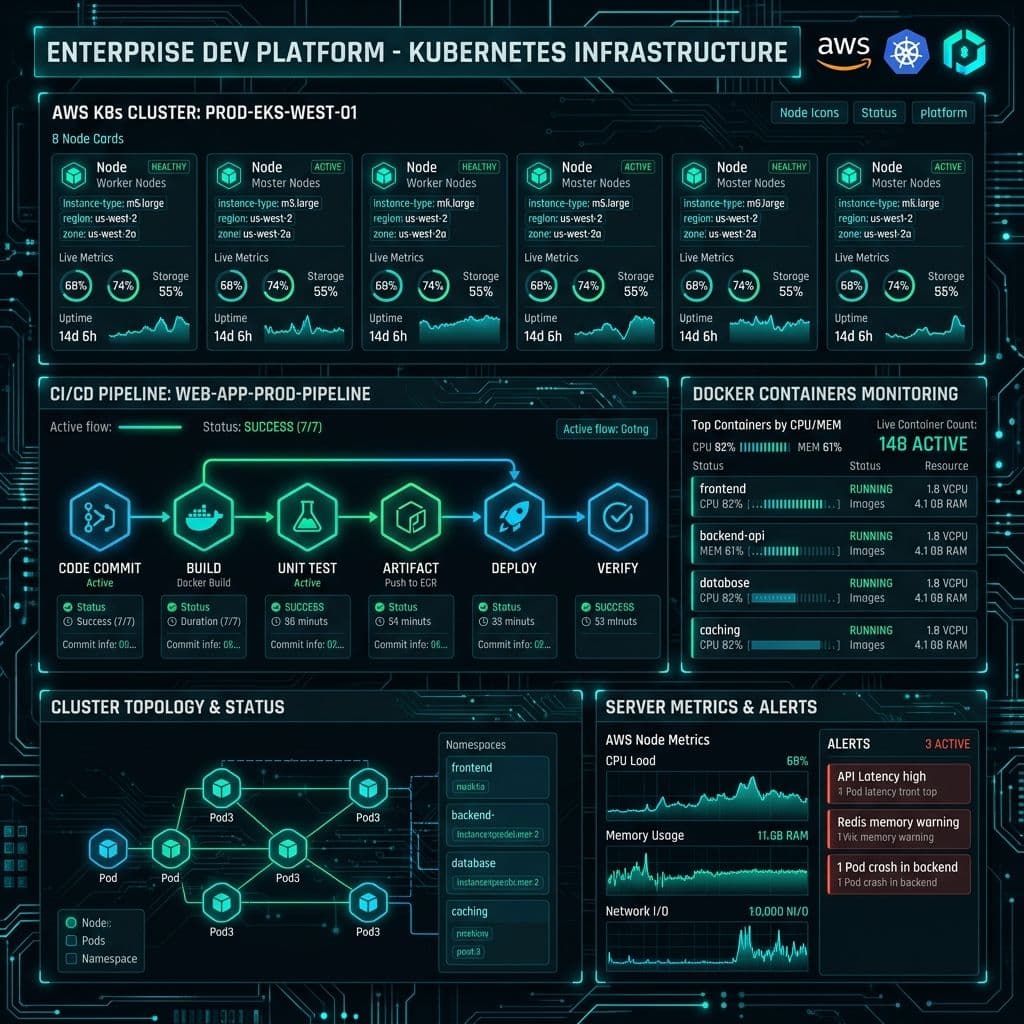 Cloud & DevOps Infrastructure Monitoring Dashboard