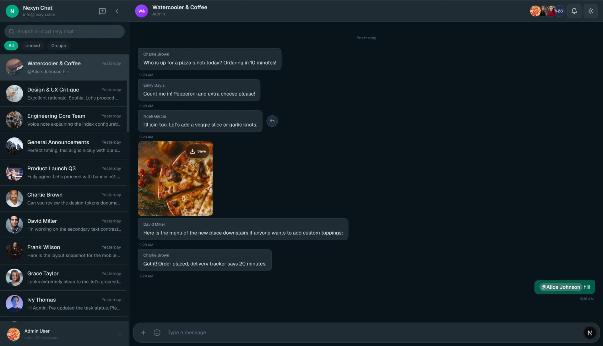 Nexyn Chat Web - Web App case study showcase